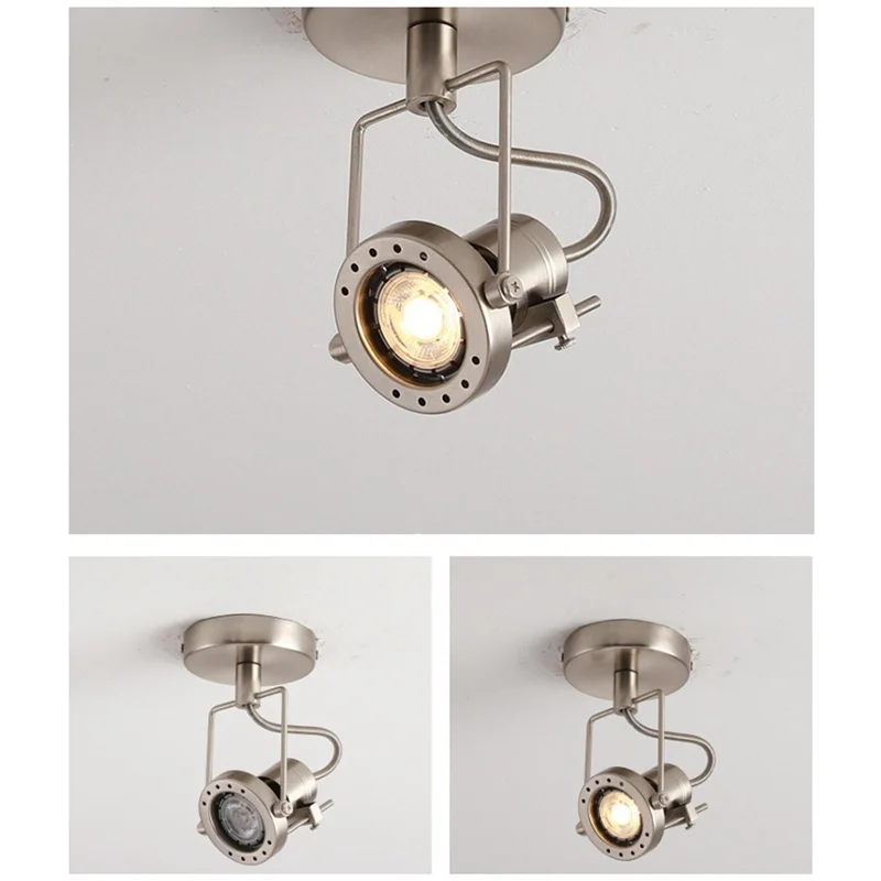 GYTB-中世工業風調整可能角度LEDスポットライト天井取り付けランプスポットライト絵画照明