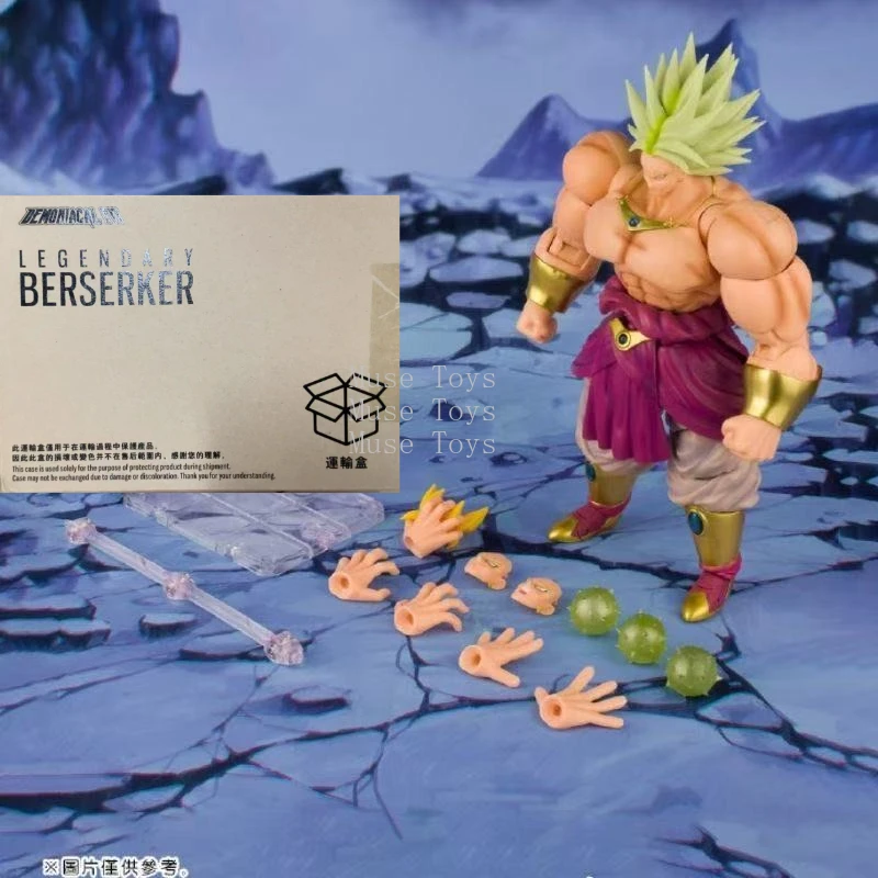 In voorraad Demoniacal Fit Dragon Ball Broly Action Figure Legendarische Berserker Broly Cosmic Shock Broly Figuur Standbeeld Dbz Speelgoed Geschenken