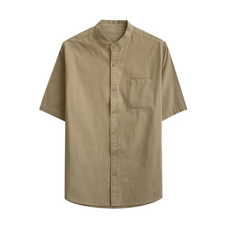 Summer Short Sleeved Shirt Men Fashion Society Mens Dress Shirt Korean Casual White Shirt Mens Office Formal Shirts M-2XL