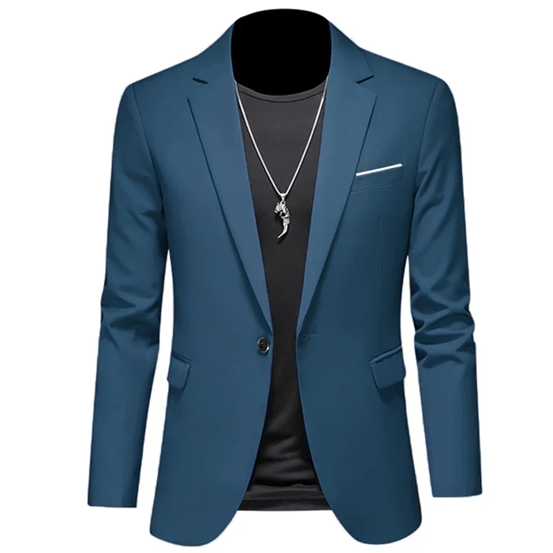 Mode Nieuwe Heren Casual Business Slim Fit Formele Jurk Blazers Jas Jas 27271386