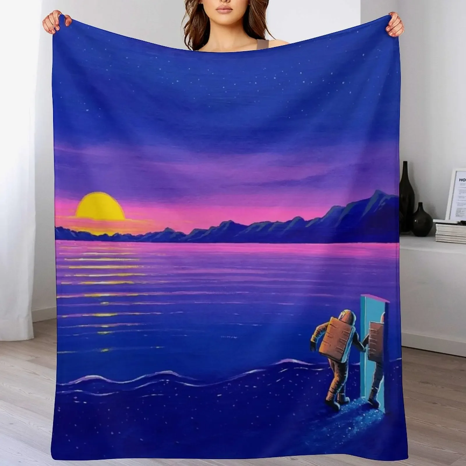 

One Last Look Throw Blanket decorative Decorative Throw anime Heavy Blankets