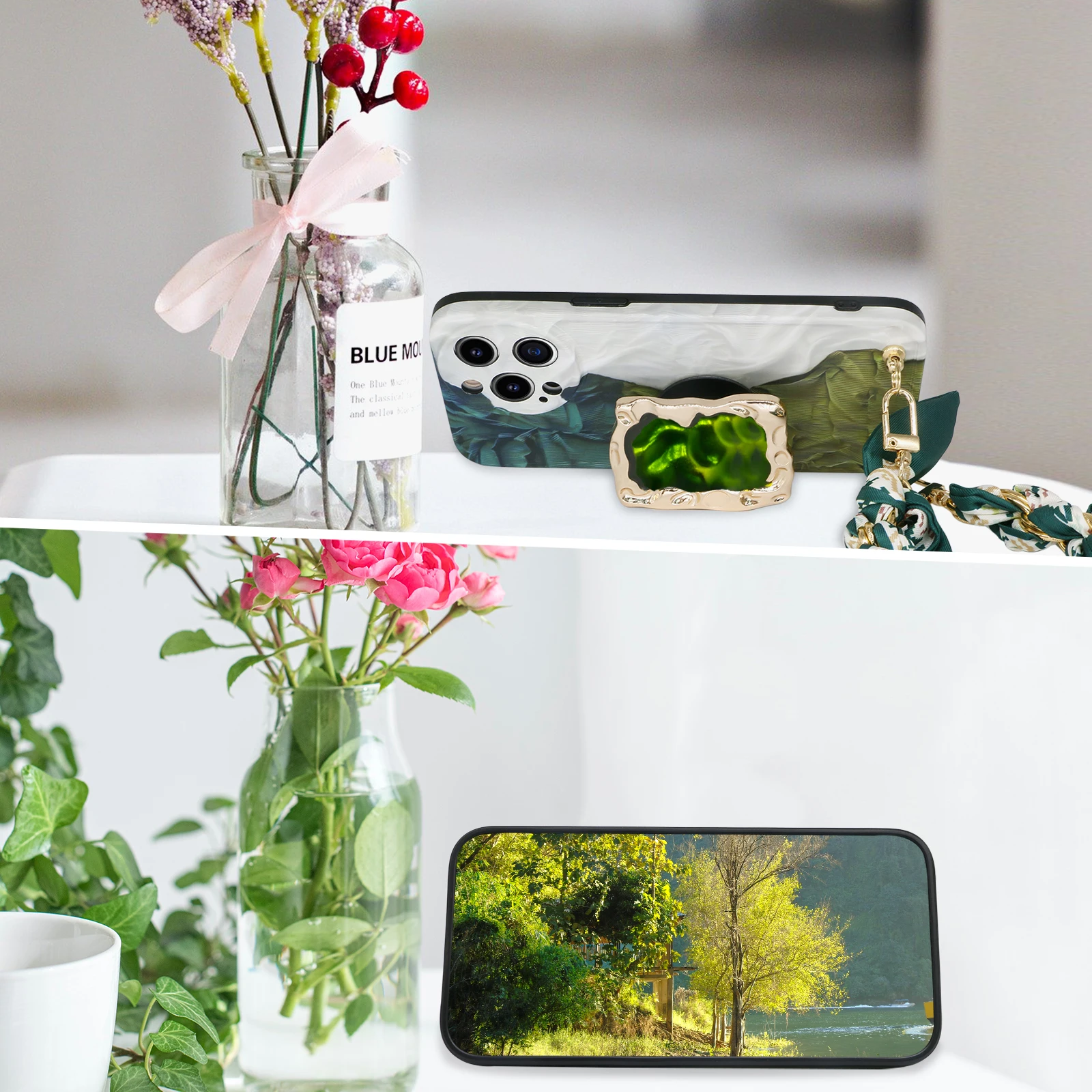 Capa para telefone com suporte e cordão para mulheres, iPhone 14 Pro Max, iPhone 14 Pro Max, iPhone 14 Pro Max, 6.7