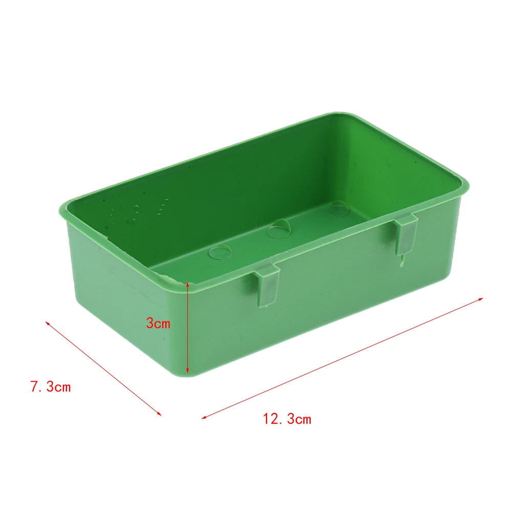 Paquete de cuencos colgantes para comida, jaula de alimentación de agua, loro, palomas, taza alimentadora, 10 paquetes