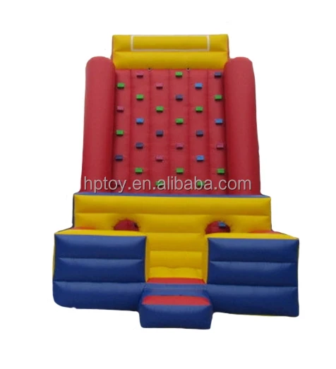 Inflatable rock Obstacle Activity Climbing Wall Games inflatable bouncy climb wall for sale