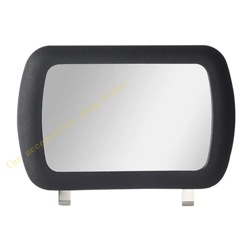 

T21E Sunvisor Glass Clip on Sun Shading Glass SUV Makeup Vanity Glass