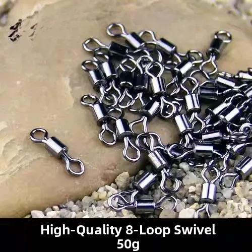 

Высокоскоростной 8-образный кольцевой соединитель с прочным тяговым штифтом, кольцевой соединитель типа «мать-дитя» для основной лески, рыболовные принадлежности