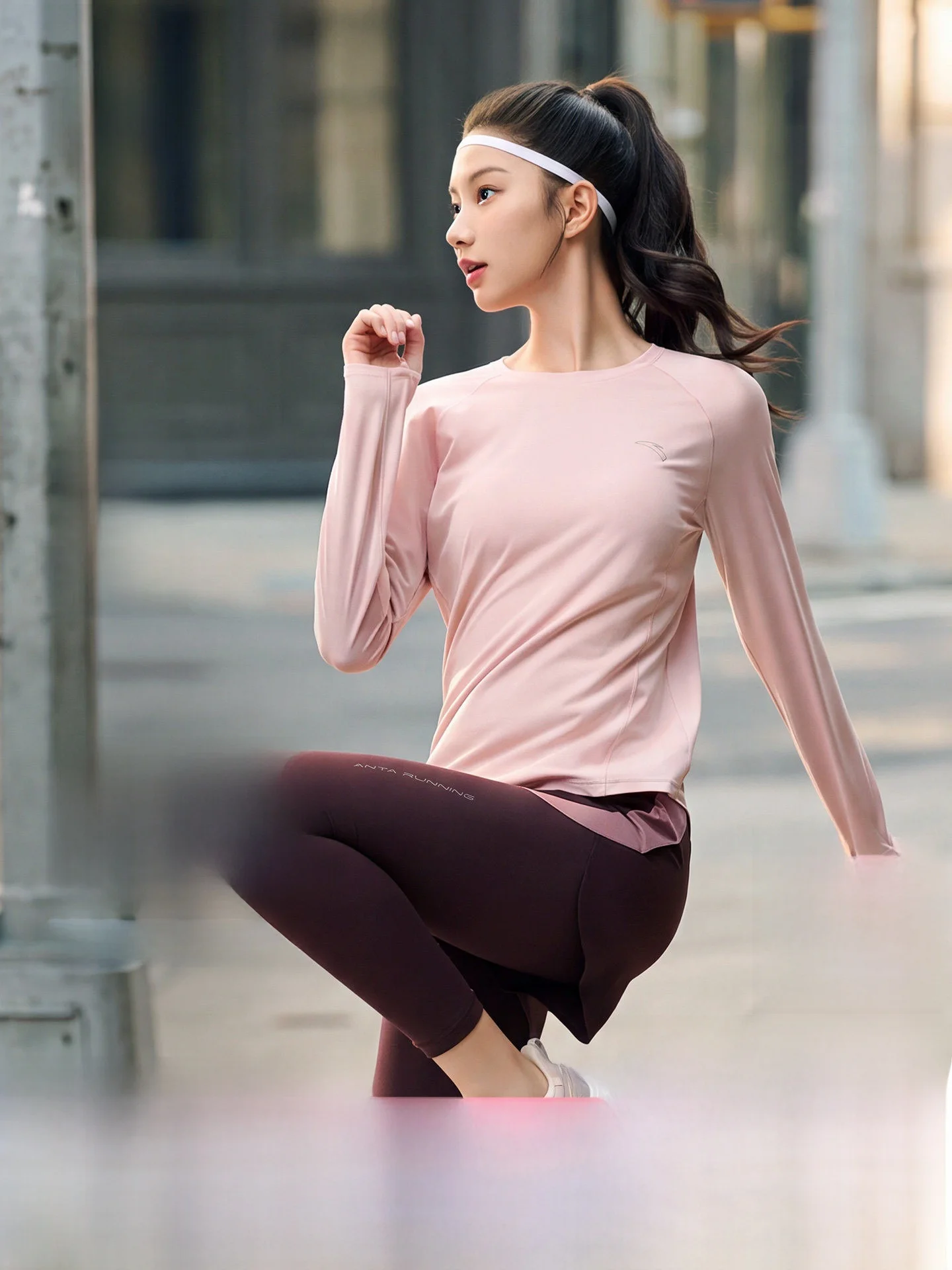  Women's Long Sleeve Merino Wool T-Shirt Quick Dry Outdoor Sports Top Breathable Comfortable Fit round Neck Running Climbing