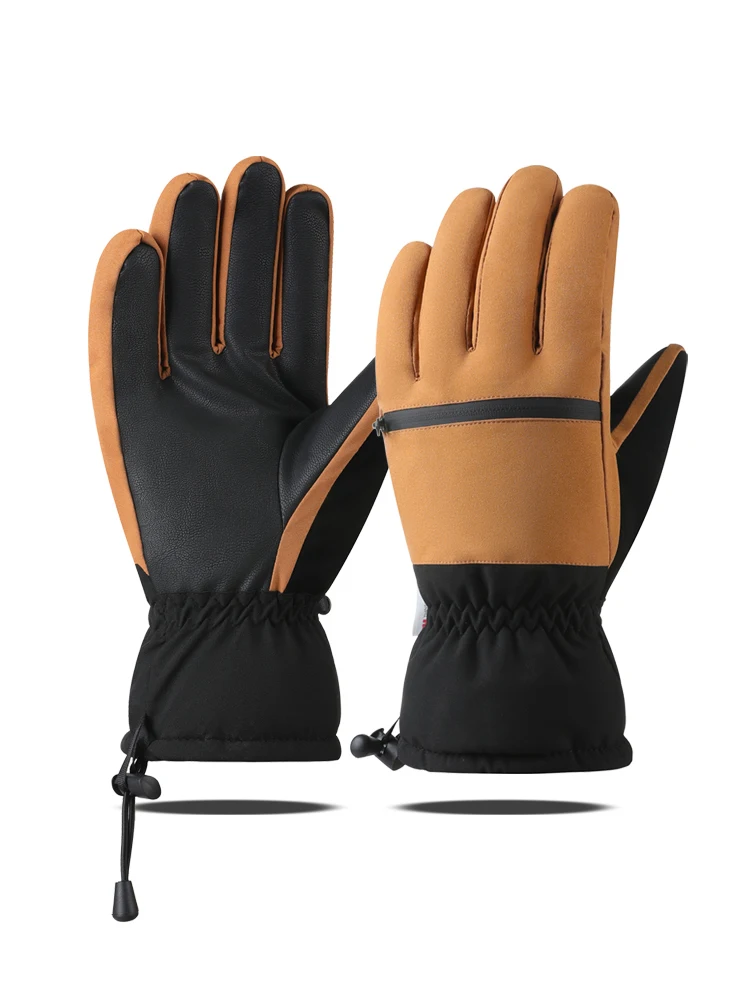 AliExpress Outdoor skiing gloves for men and women in winter, with plush and thick touch screen, windproof, waterproof, cycling and warm co