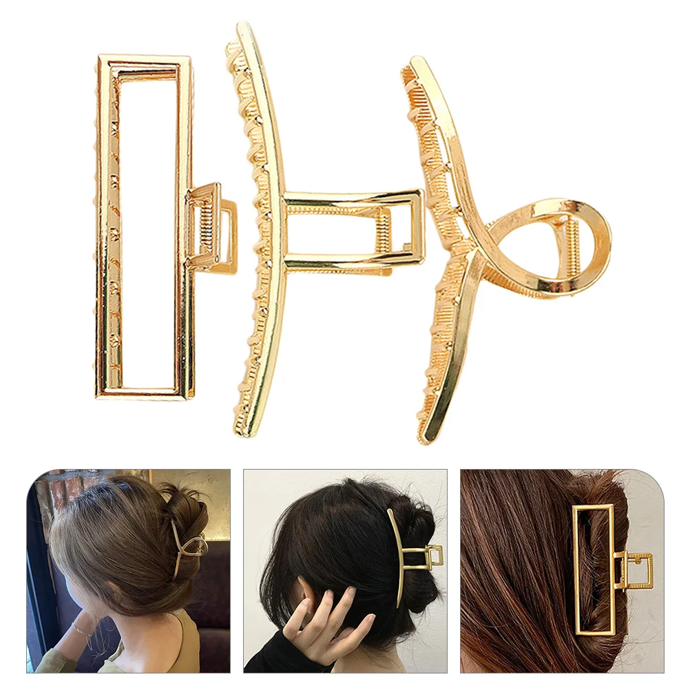 

3 шт., очень большие заколки для волос, прочный сплав, подходящие для всех нарядов, твердая фиксация для длинного повседневного ношения, декоративный аксессуар