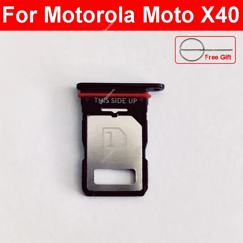 SIM Card Tray Holder For Motorola MOTO X40 XT2301-5 Sim Card Slot Reader Adapter Sim Card Slot Replacement Repair Parts