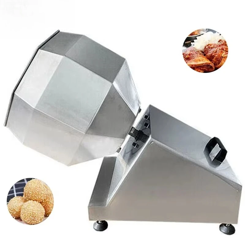 

Multifunction Popcorn Peanut Flavor Coating Beef Potato Chips Octagonal Mixer Machine