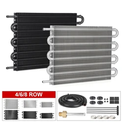 Universal Car Radiator Converter Kit Air Conditioning Tube accessories 4 Rows 6 Rows 8 Rows Belt Condenser Tube