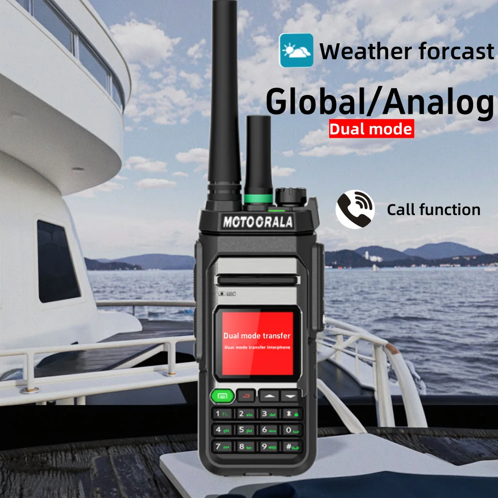 4g Lte POC/Analog Dual Mode Walkie-Talkie Waterproof Global 5000km Logistics Firefighting Security Car Use FM Modulation