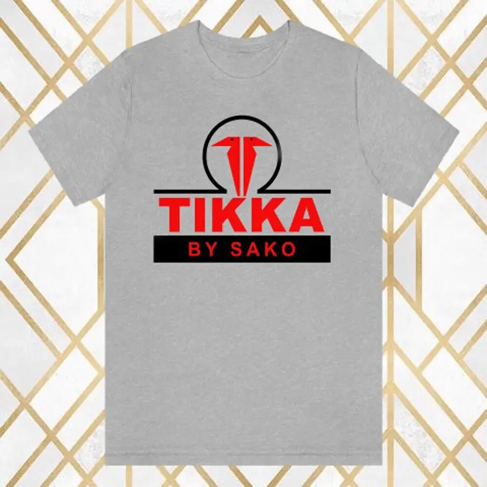 TIKKA by SAKO Firearms Gun Men's Gray T Shirt Size S 3XL