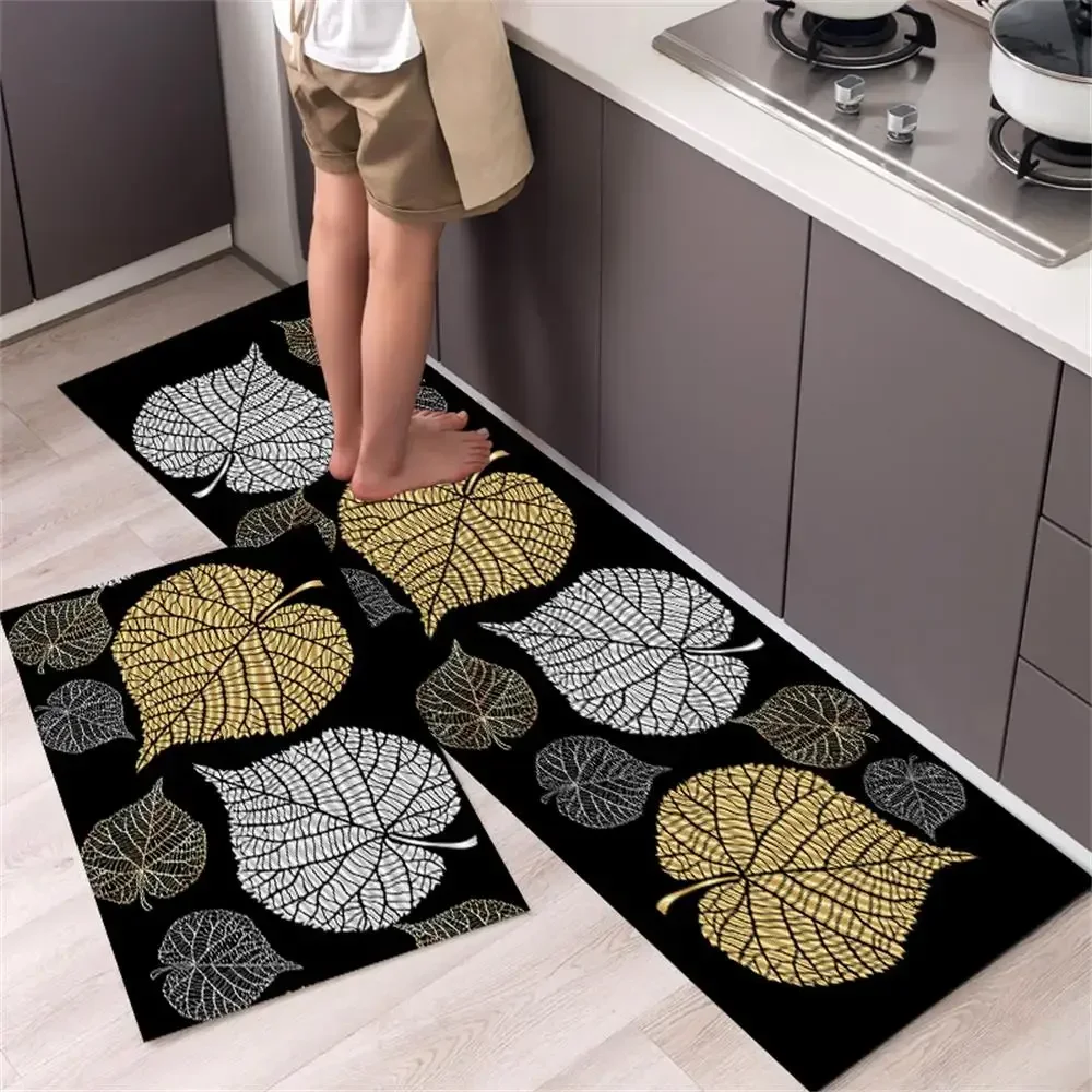 Kitchen Carpet Mats for Floor Bedroom Living Room Long Strip Rug Hallway Soft Washable Carpet Anti Slip Bathroom Entrance Mat