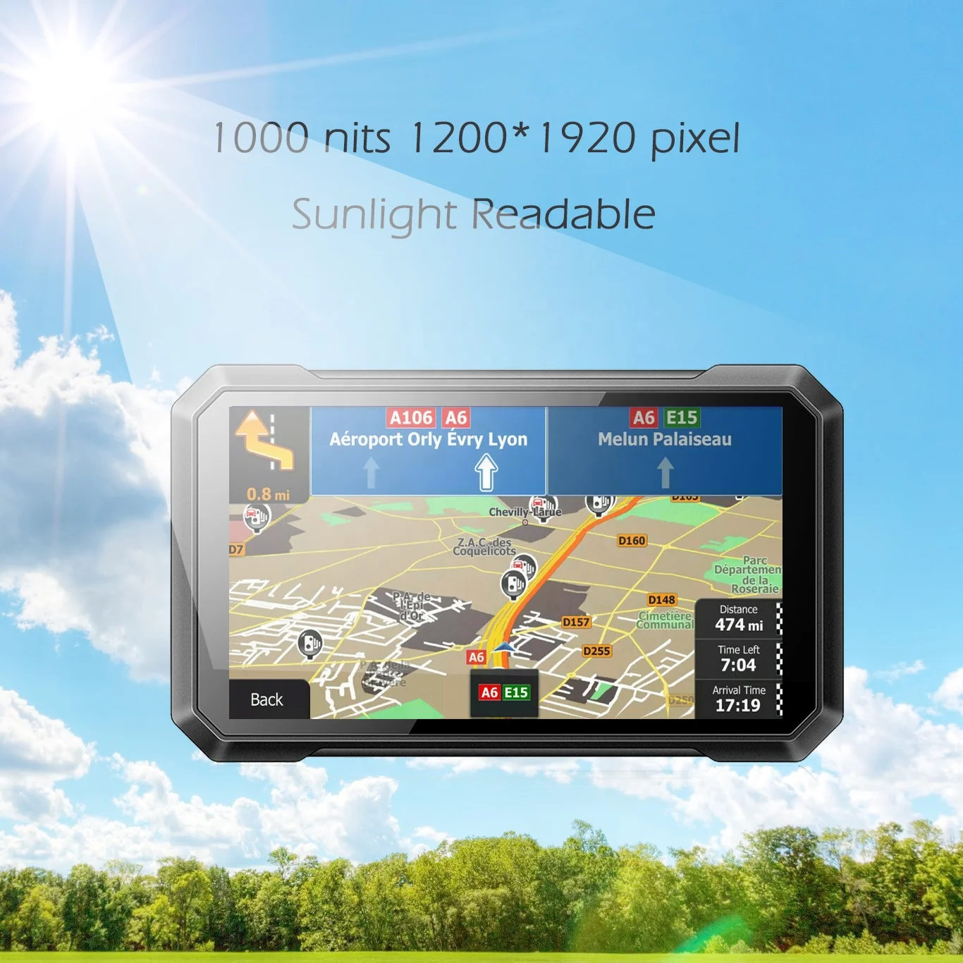 RICOEL Nieuwe 7-inch IPS Android 12 Waterdicht Gratis IGO Beste vrachtwagen GPS-navigatie uit de fabriek