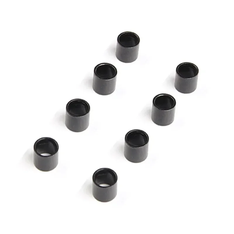 8Pcs Black 10mm Long Alloy Bearing Spacer For Scooter Or Skateboard Wheels 8mm ID For 8mm Axles Between 608 Bearing Spacer