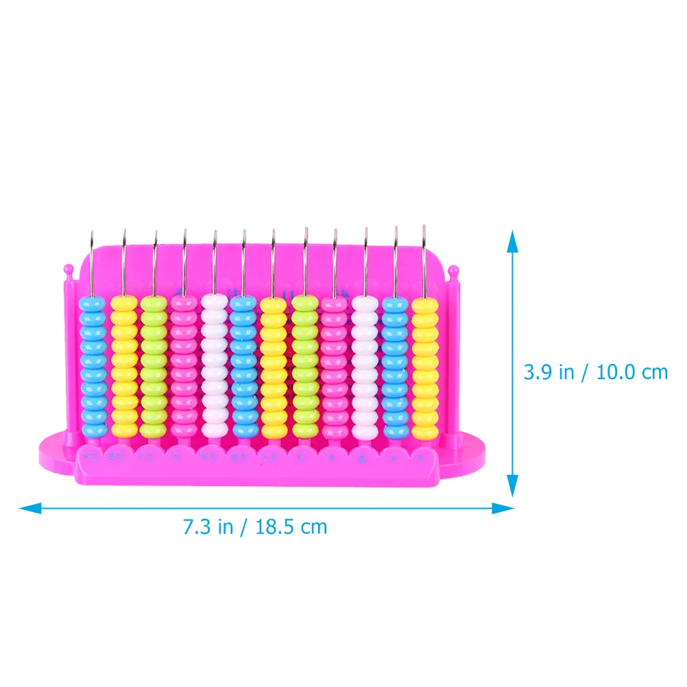 Abacus Kids Abacuses Subtract Educational Counting Tool Calculate Tools Bead Arithmetic Math Learning Plastic 12-row Toy Child