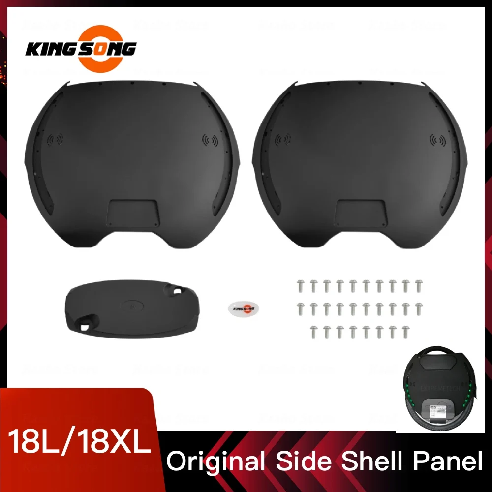 Original Black Cover Kit For Kingsong 18L/18XL Unicycle Side Shell Panels