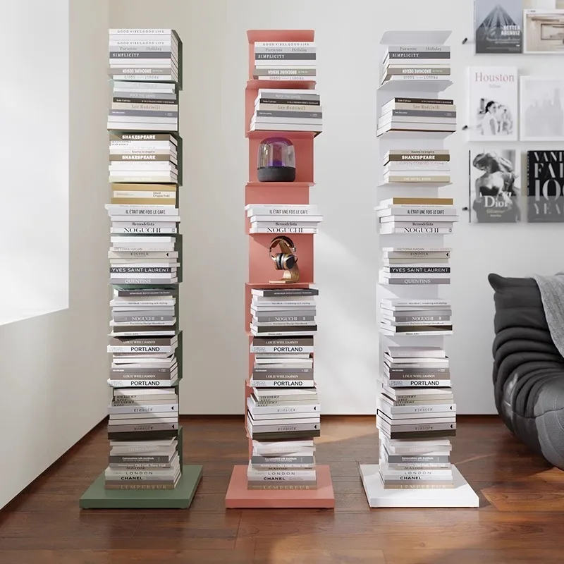 Library Bookcases Rack Nordic Modern Retro Closet Organizer Collect Cabinets Shelfs Libreria Estanteria Bedroom Furniture