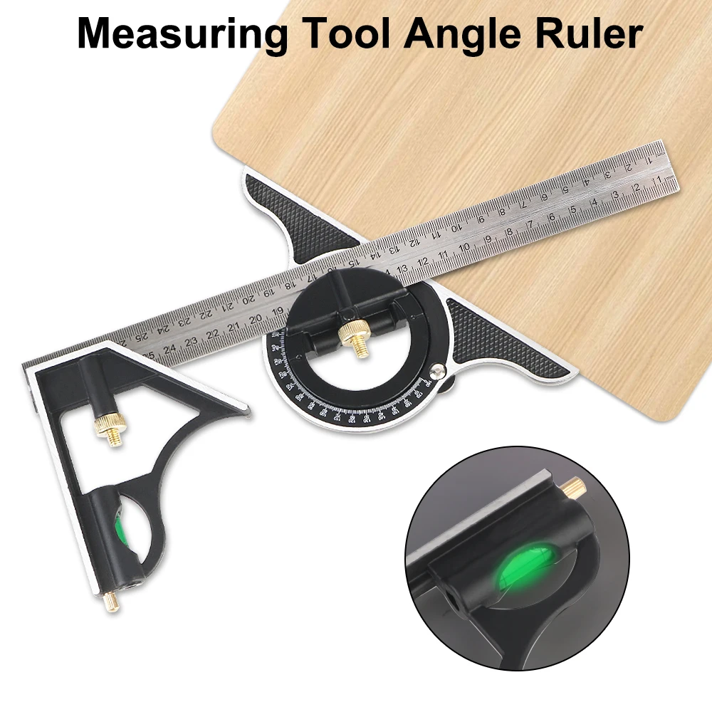 

Engraved Scales Gauge Corner Professional Angle Finder Precision Miter Saw Saw Protractor Woodworking Measuring Tool Angle Ruler