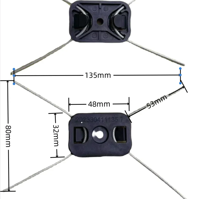 Replacement Steel Wire Line Trimmer Head for Cordless Grass Trimmers String Trimmer Head Electric Weed Eater Head