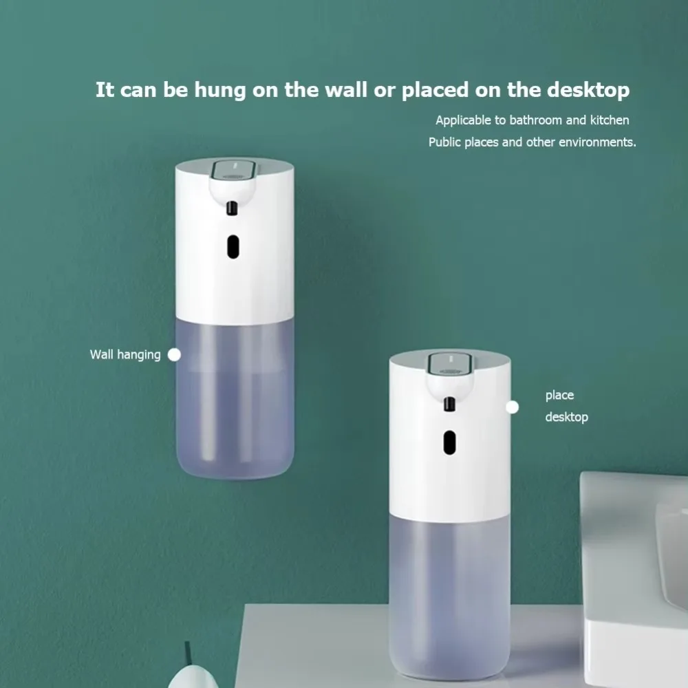 

Gifts Automatic Foam Soap Dispenser Large Capacity 400ml Smart Liquid Soap Dispensers Portable Liquid Foam Soap Pump