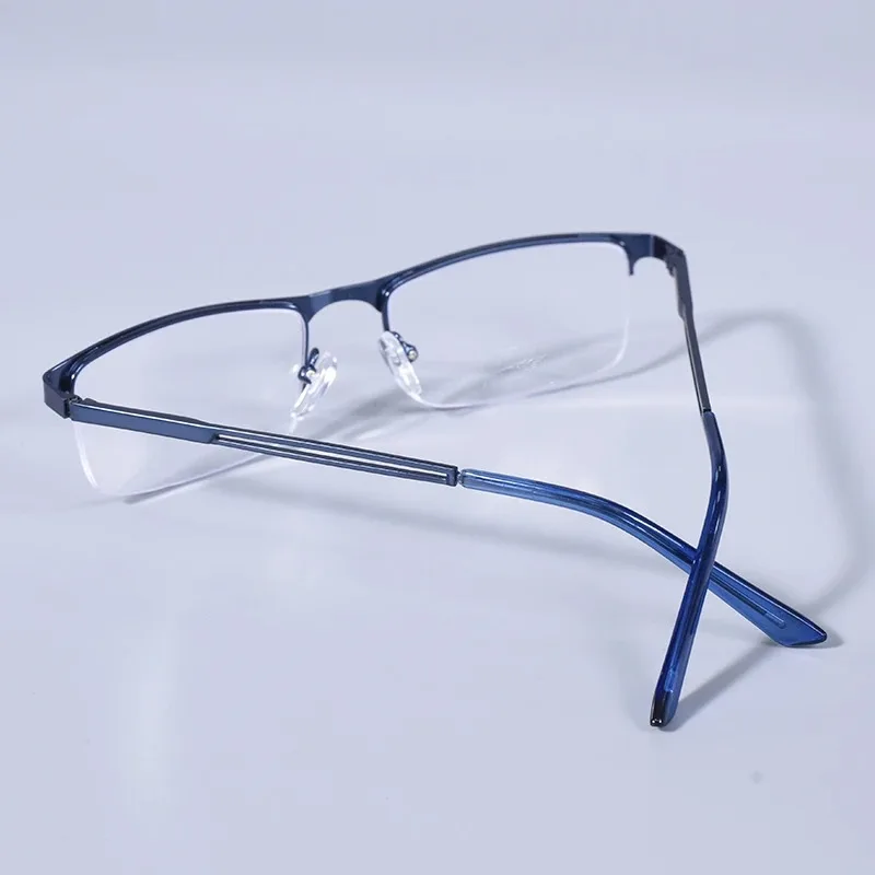 Leichte Halbrahmen-Lesebrille mit Blaulichtfilter für Altersweitsichtigkeit, Dioptrien +1,0+1,25+1,5+1,75+2,0+2,25+2,5+2,75+3,0+4,0 – Detail 22