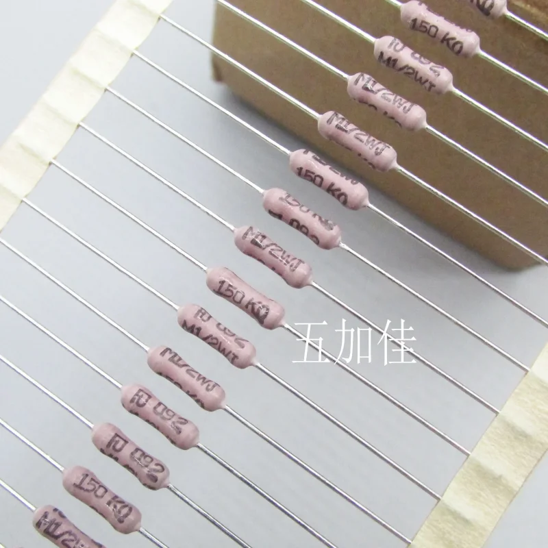 10-100pcs Japanese RMU12J1503A520NL 1/2W 0.5W 150K 5% heat-resistant metal film resistor