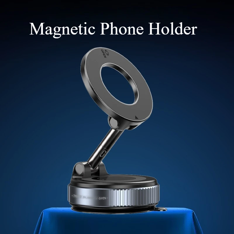 

Магнитный автомобильный держатель для телефона 360° ° Вращающаяся складная подставка для телефона, универсальный адсорбционный кронштейн, подходит для всех телефонов