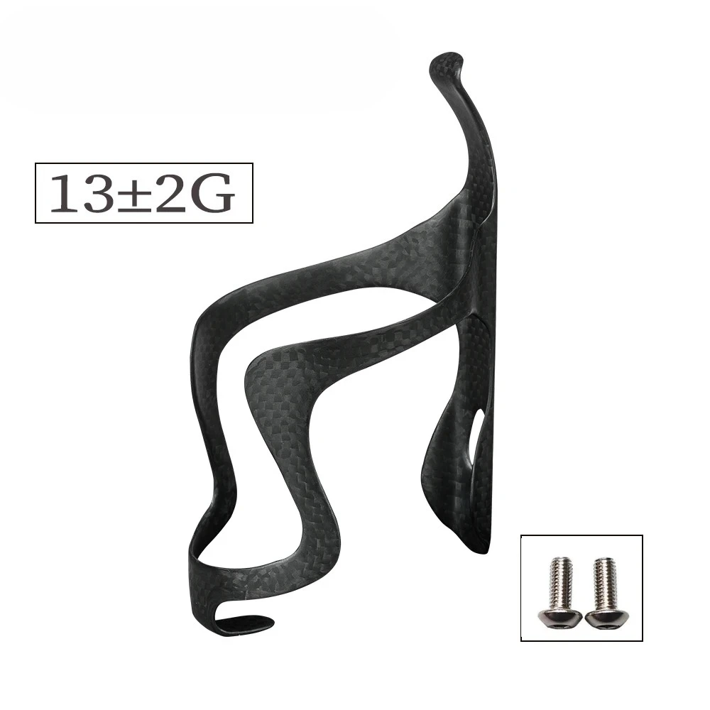 

Сверхлегкая клетка для велосипеда из углеродного волокна 13 г | Высокопрочный дорожный/MTB держатель для бутылки с водой | Аксессуары для велоспорта с матовой отделкой 3K