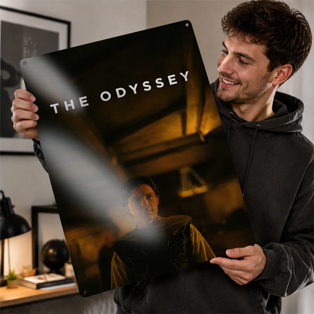 The Odyssey Movie Concept 3D Texture Printed Poster Custom Vintage Metal Tin Plate Sign for Wall Art Home Decoration Luxury Room