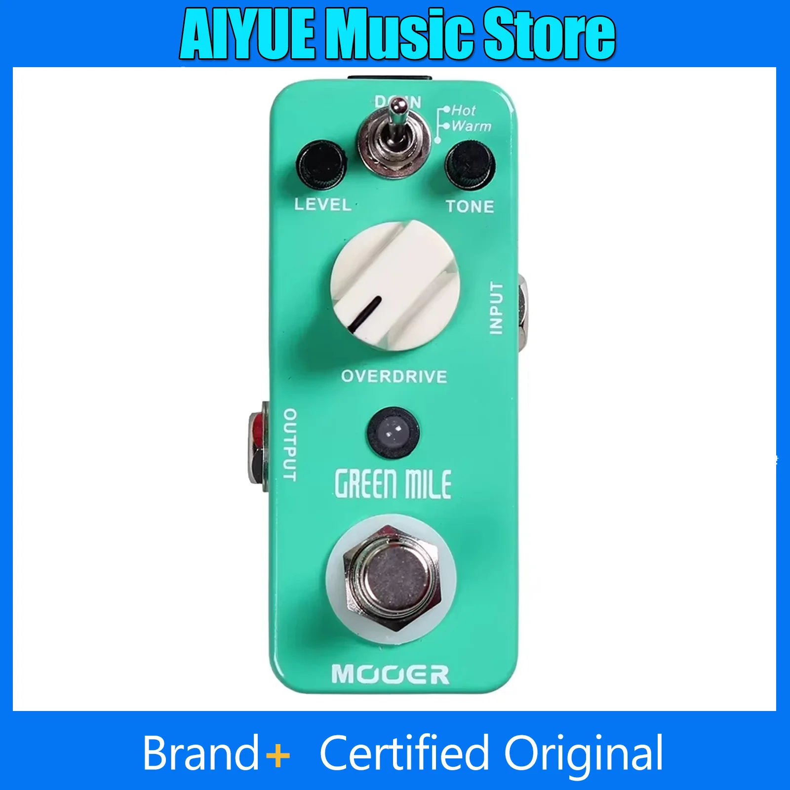 

MOOER Green Mile Guitar Effect Pedal Mini Overdrive Effect 2 Working Modes Guitar Pedal True Bypass Electric Guitar Parts
