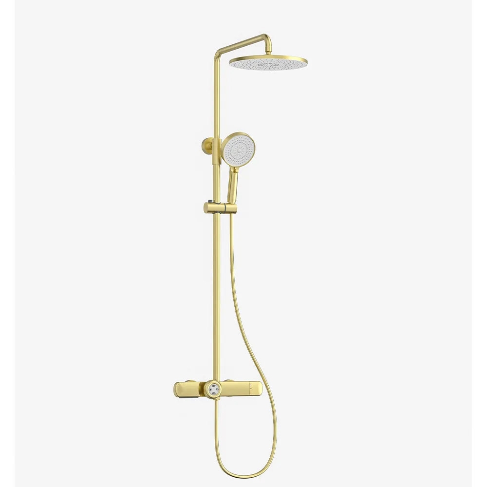 

Copper, shower, large shower, bathroom, thermostatic, toilet, household