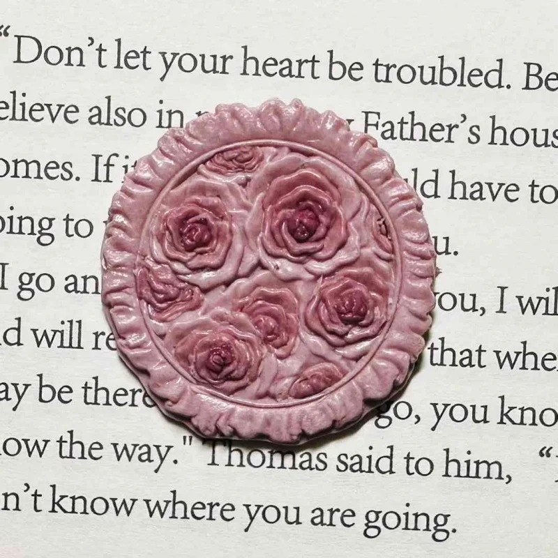 Selos criativos cabeças de vedação de fogo sereia borboleta espécimes relógio alívio jogadores cabeças de cobre irregulares selos de feijão envelope