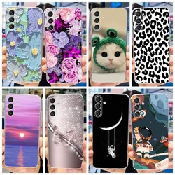 For Samsung Galaxy A24 Case 2023 Soft Silicone Back Cover Fashion Painted Phone Case For Samsung A24 4G Funda GalaxyA24 A 24 Bag