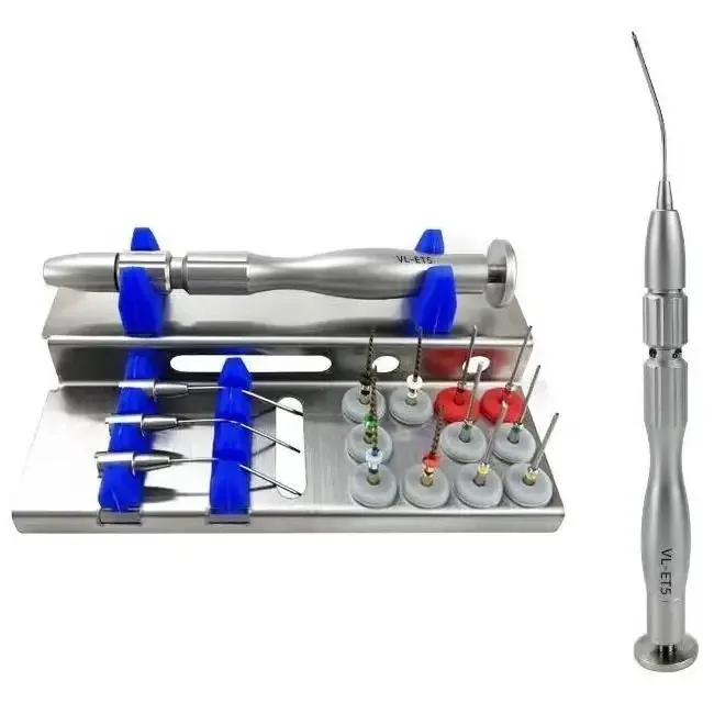 Premium Dental Instruments Reusable Broken Root Canal File Extractor Removal System Kit for Endodontic Treatment