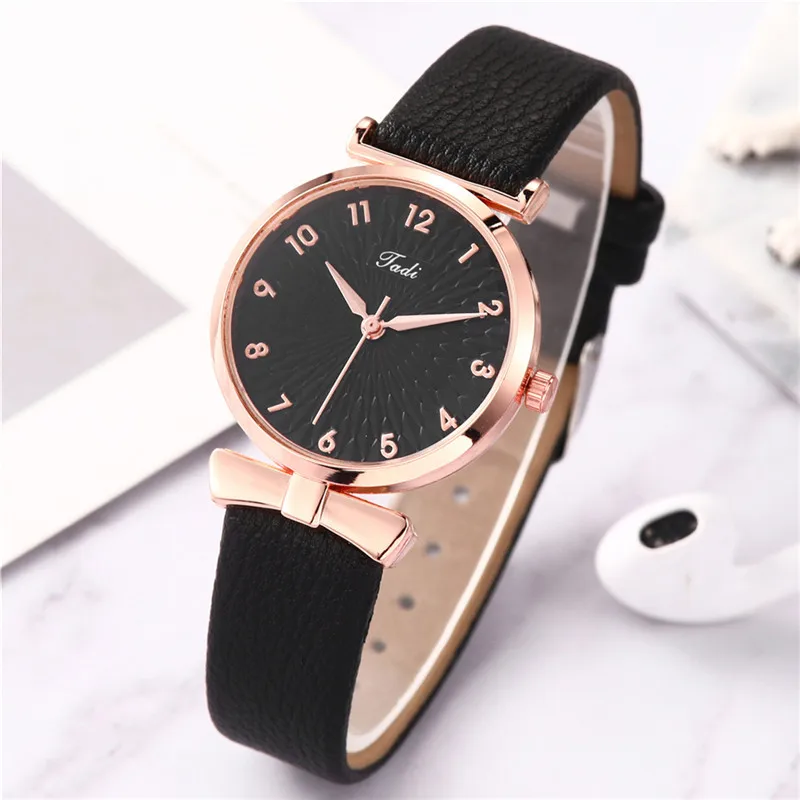 Fashion Women Watch Pu Leather Strap Wristwatch Quartz Watches For Women Clock Ladies Watch Gift Reloj Mujer Montre Femme