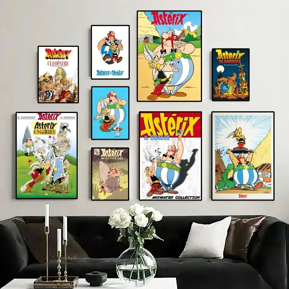 لوحة جدارية مانغا ، لوحة قماشية ، ملصق ، ديكور ، غرفة معيشة ، منزل #1