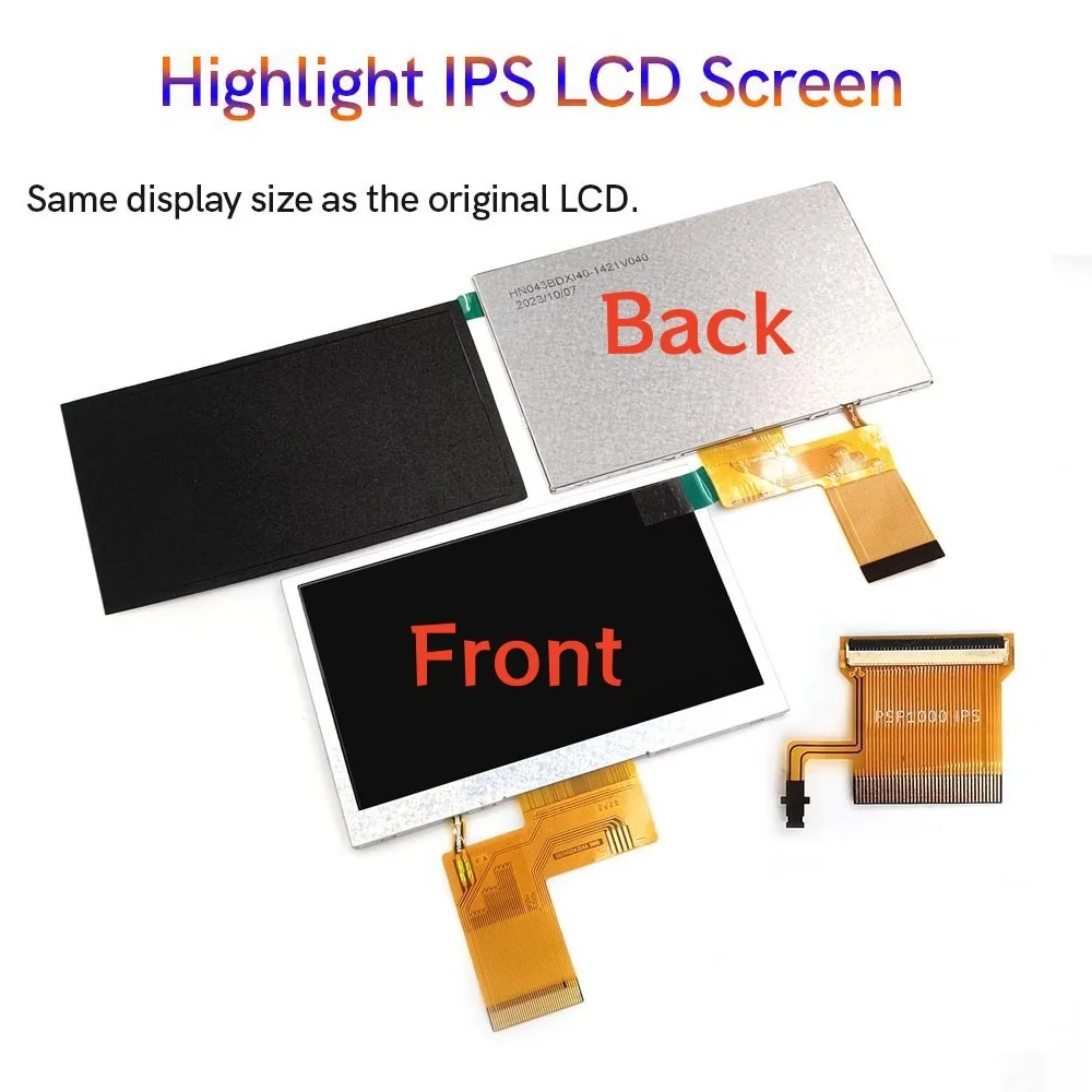 High Brightness High Light Backlight IPS Screen Kit With Cab