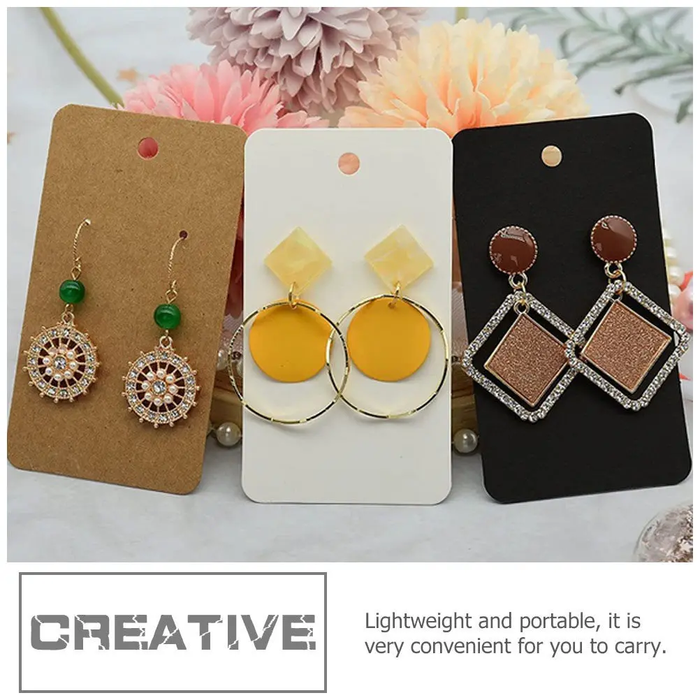 

Набор карточек для демонстрации сережек, высококачественный материал, прочные, долговечные, идеальное исполнение, простой и практичный дизайн, легкие, портативные.