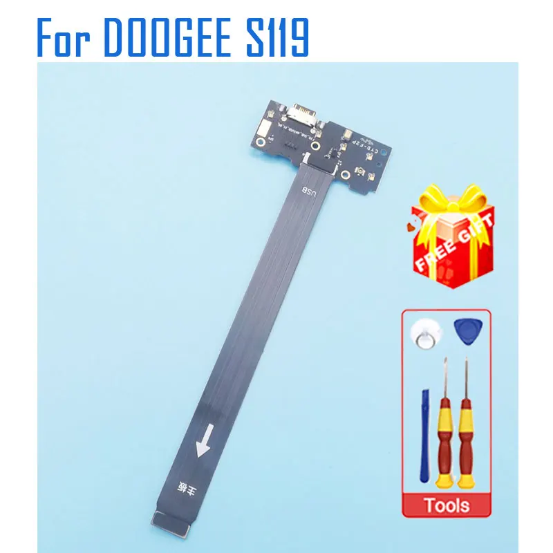 New Original DOOGEE S119 USB Board Base Charging Charge Port Board With Motherboard Connect Main FPC For DOOGEE S119 Smart Phone
