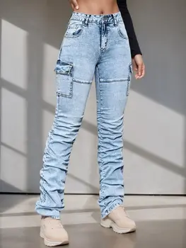 10 best sales Calça jeans feminina Stack - №3