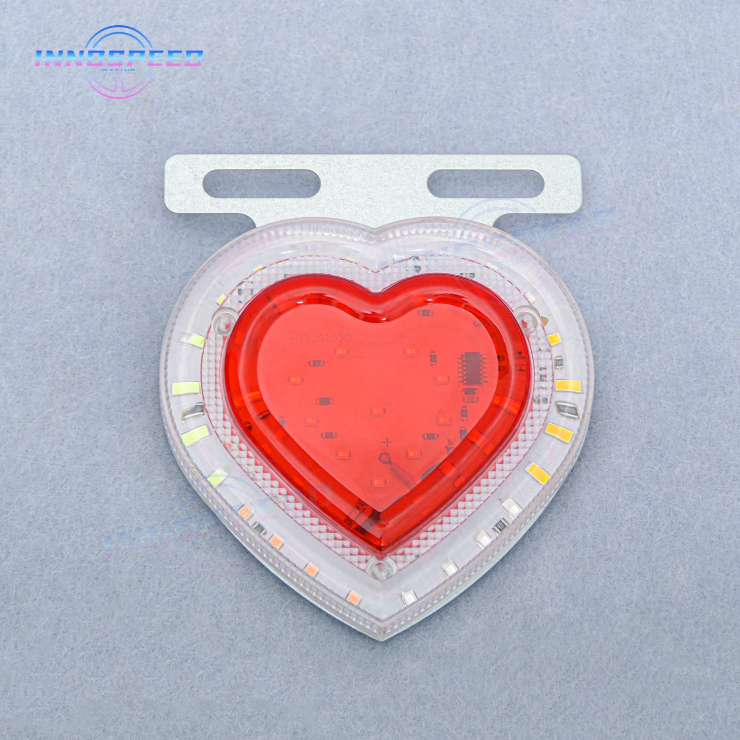 JDM-Car Side Marker LED Heart Light, Turn Signal, Indiactors, 12V, Forma do Coração, Decorativo, Caminhão