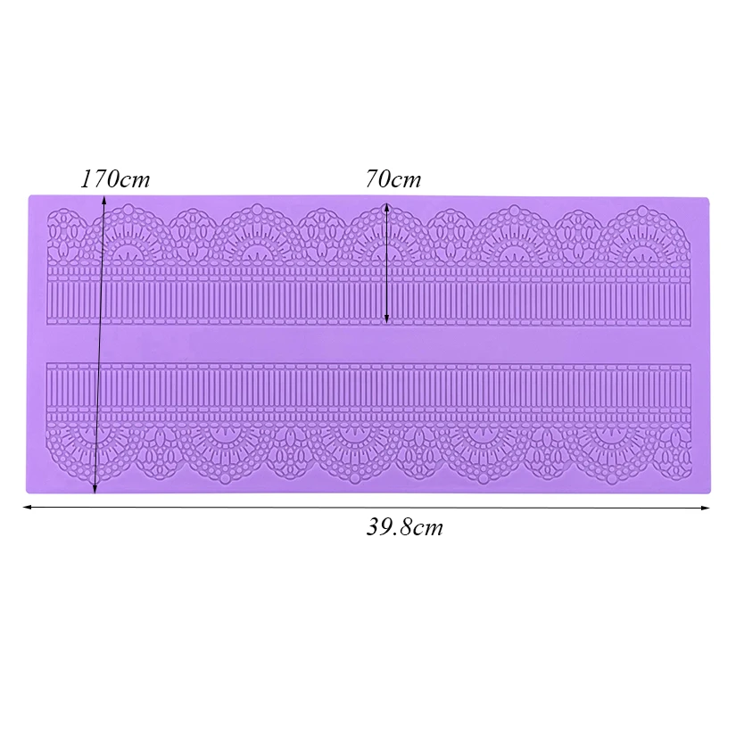 Silicone Mat To Create Sugar Lace Fondant Cake Decorating Tools Baking Mat Embossing Gum Paste Mold