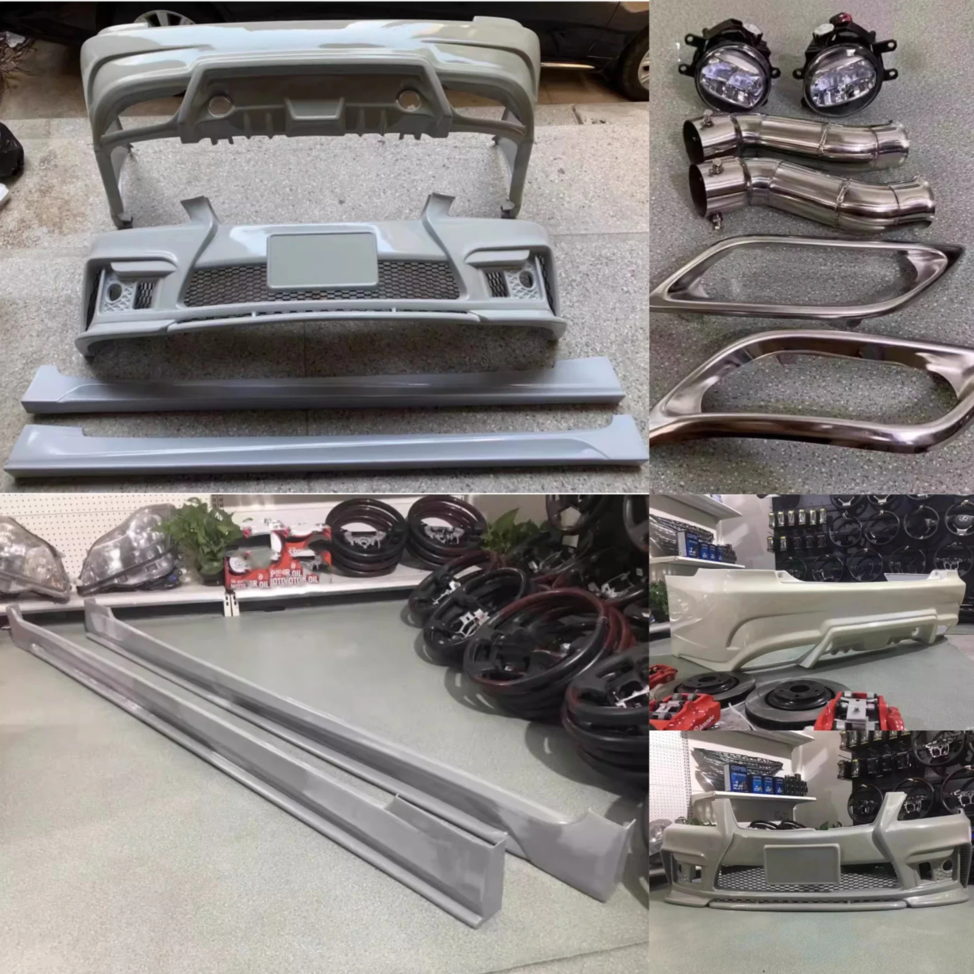 

New Style Front Rear Bumper Side Skirt Fog Lamp Assembly for Toyota Crown 12th Modified Body Kit Auto Accessories