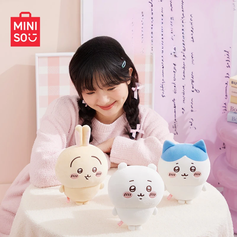 

MINISO мультяшная милая серия Chiikawa Лежащая кукла милый подарок плюшевая кукла подушка для сна Детская кукла подарок-спутник