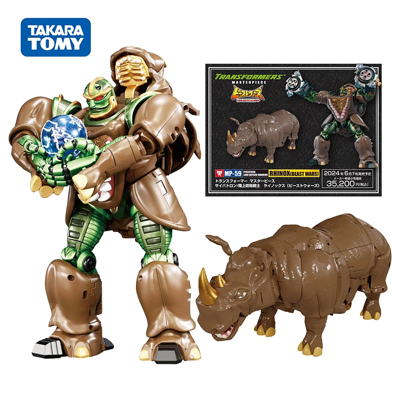 Original In Stock Action Figure TAKARA TOMY Transformers Masterpiece MP-59 Rhinox Collectible Robot Model Toy Gifts