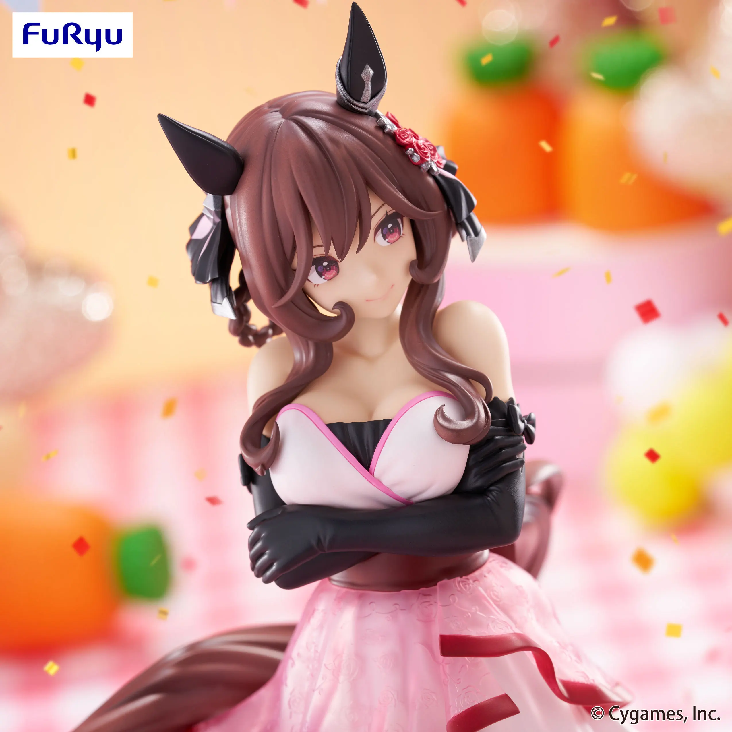 

Original FuRyu TTI Umamusume: Pretty Derby Gentildonna PVC Anime Figures Action Figure Model Toys Christmas Gift