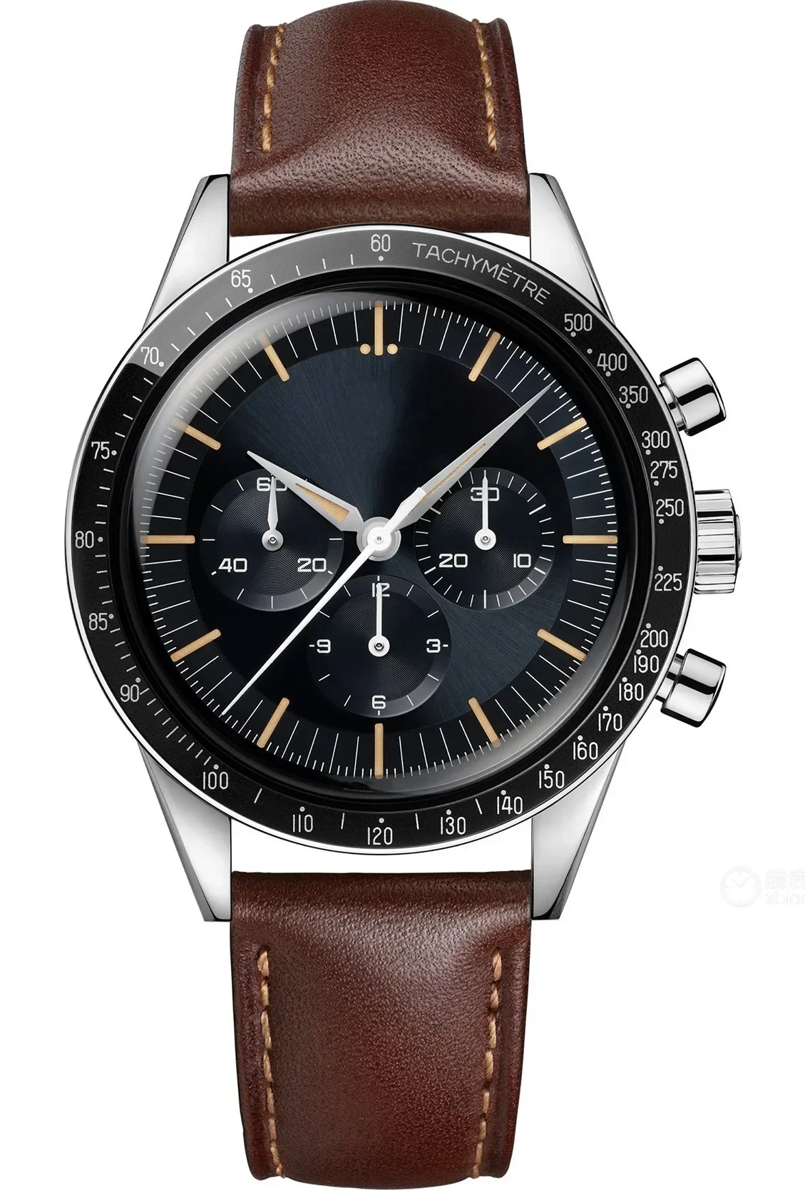 

2025Высококачественные мужские автоматические механические часы из нержавеющей стали, керамический безель, кожаный сапфировый наручные часы 42 мм